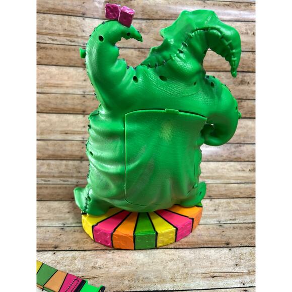 Oogie Boogie NBC Disney Parks 2018 Popcorn Bucket w Lanyard Dark Green MNSSHP - Picture 7 of 11
